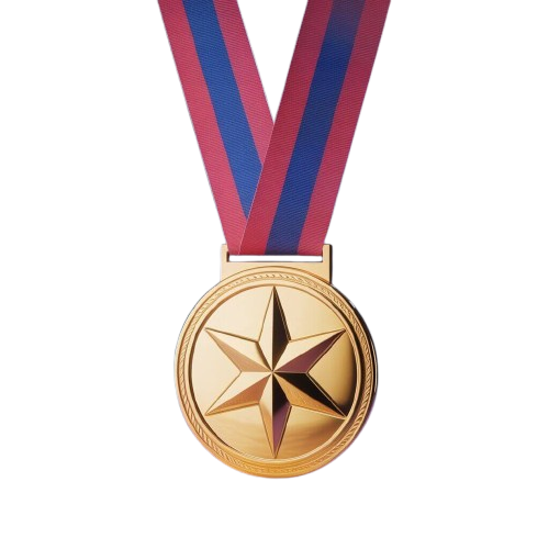 ميدالية ذهبية كجائزة